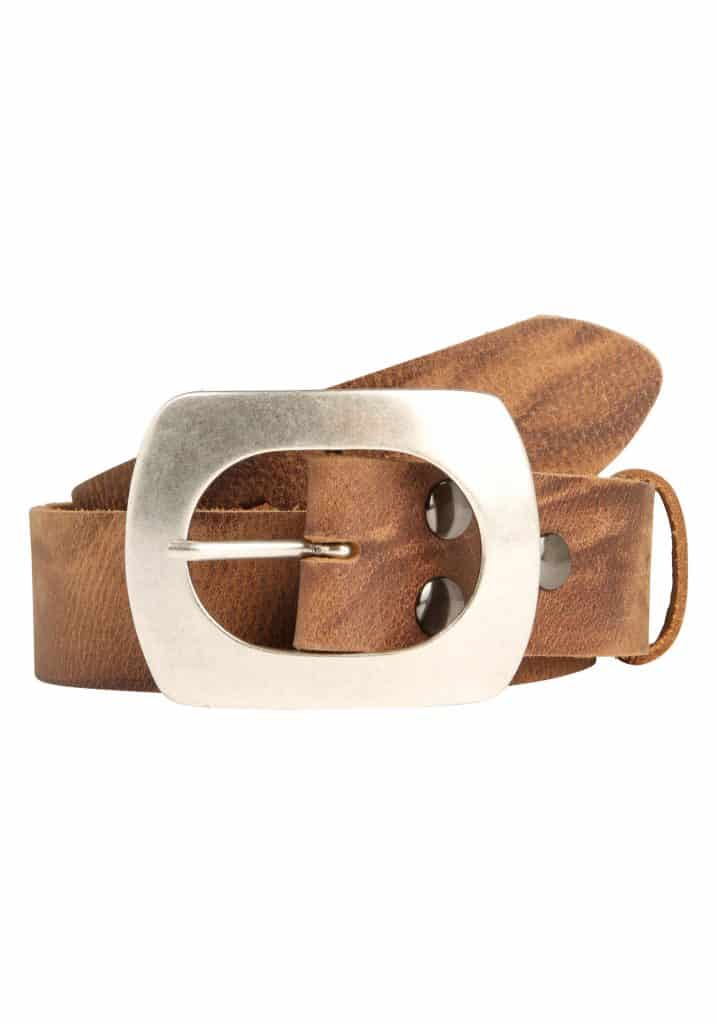 Gürtel Wechselgürtel Buckle Schnalle Echt Leder Wasserbüffel Vintage bis 125 cm