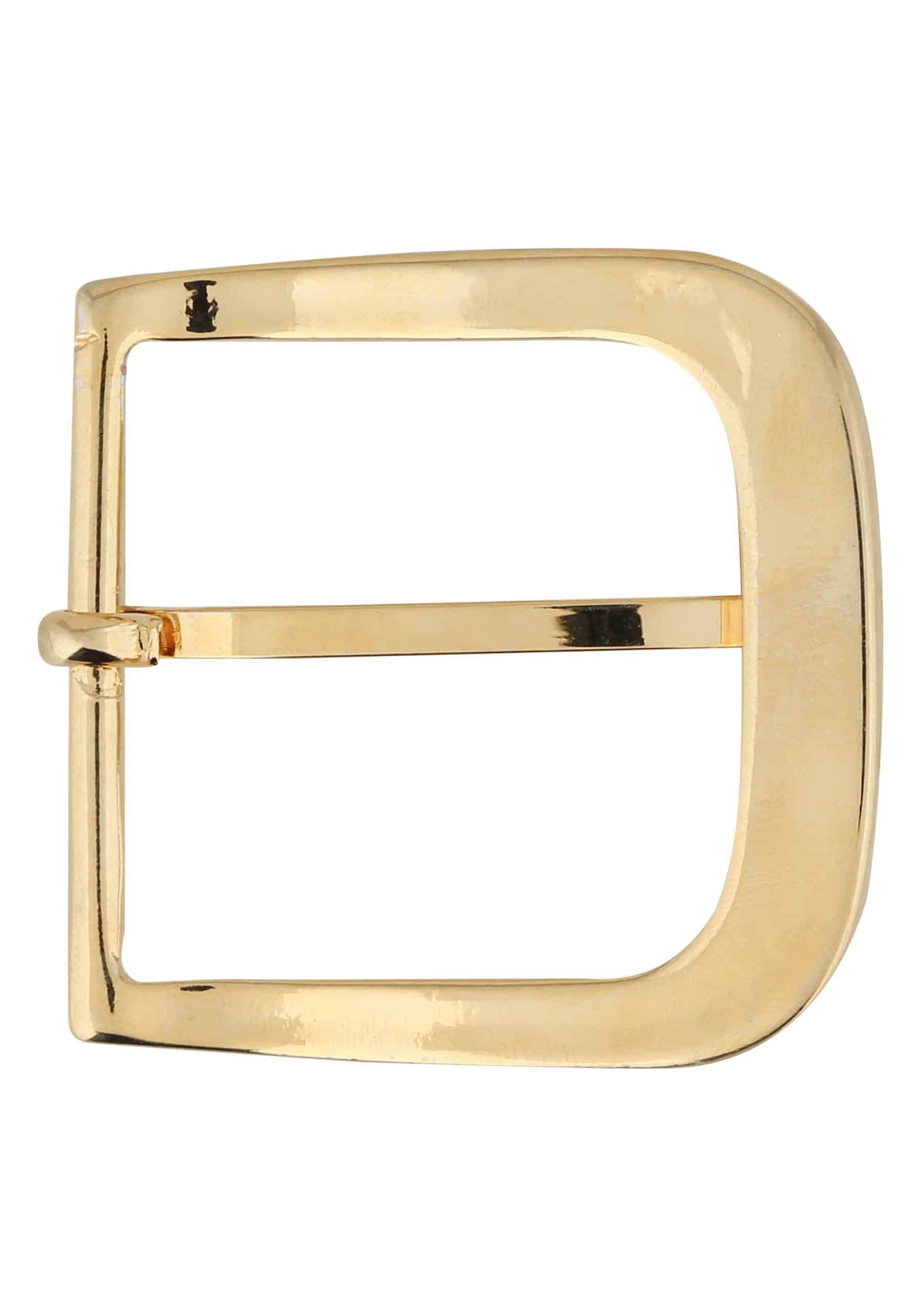 Farbe gold matt #431# Gürtelschließe 4 cm 