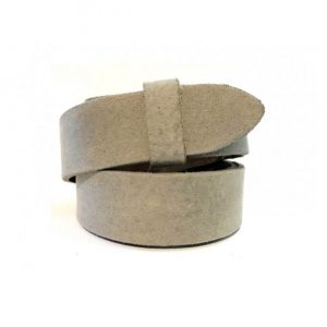 Wechselgürtel Ledergürtel taupe 3cm ohne Schnalle
